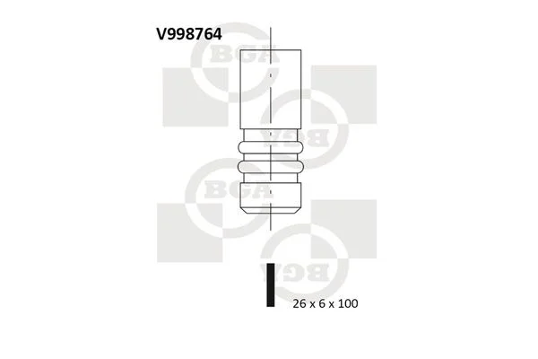 Įvado vožtuvas BGA V998764