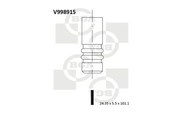 Angos vožtuvas BGA V998915