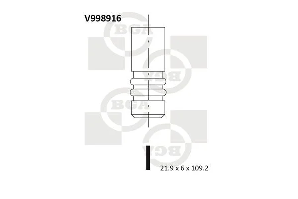 Įvado vožtuvas BGA V998916