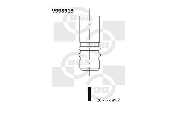 Įvado vožtuvas BGA V998918