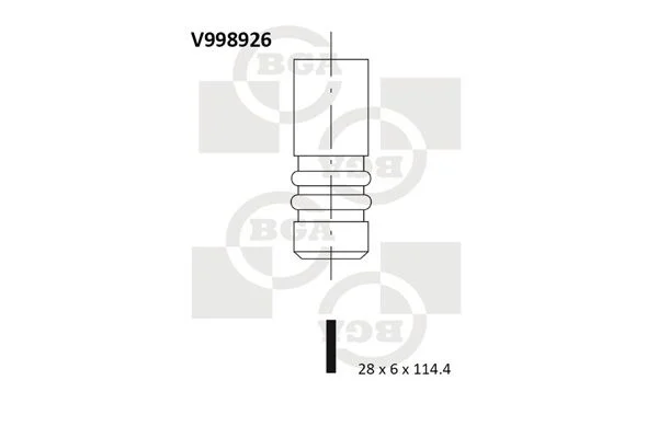 Įvado vožtuvas BGA V998926