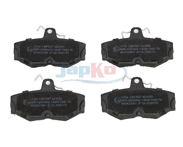 Brake Pad Set, disc brake JAPKO 510302