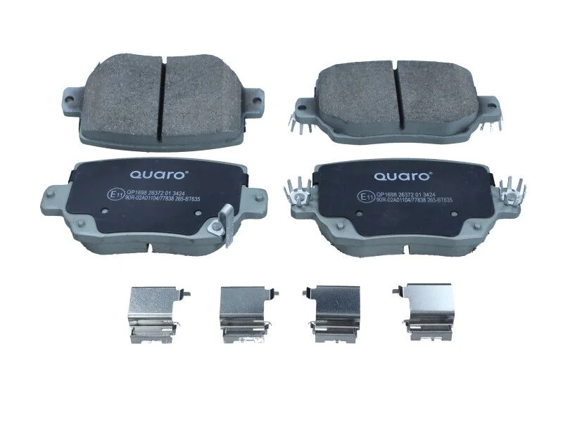 Stabdžių trinkelių rinkinys, diskinis stabdys QUARO QP1698