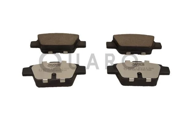 Stabdžių trinkelių rinkinys, diskinis stabdys QUARO QP3025C