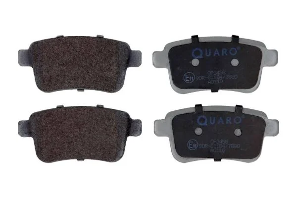 Stabdžių trinkelių rinkinys, diskinis stabdys QUARO QP3458