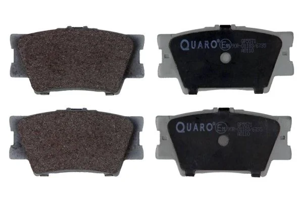 Stabdžių trinkelių rinkinys, diskinis stabdys QUARO QP5571