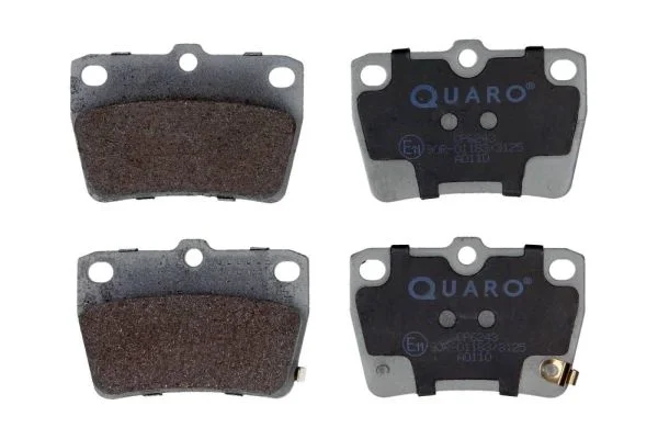 Stabdžių trinkelių rinkinys, diskinis stabdys QUARO QP6243