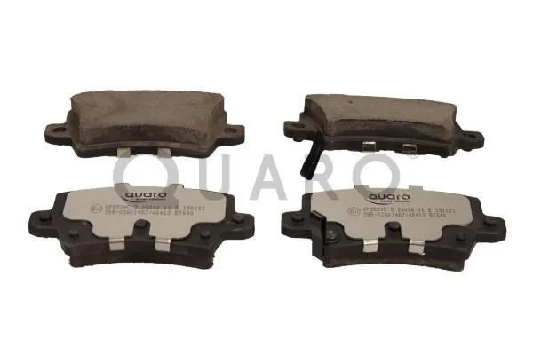Stabdžių trinkelių rinkinys, diskinis stabdys QUARO QP8524C