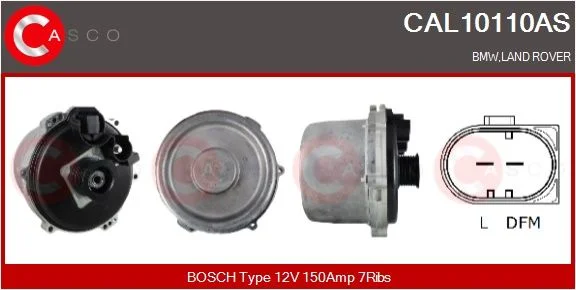 Kintamosios srovės generatorius casco CAL10110AS