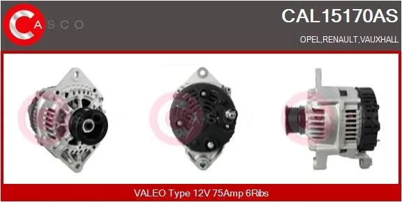 Alternator casco CAL15170AS