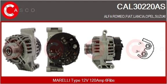 Alternator casco CAL30220AS
