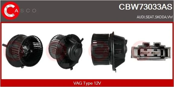Interior Blower casco CBW73033AS