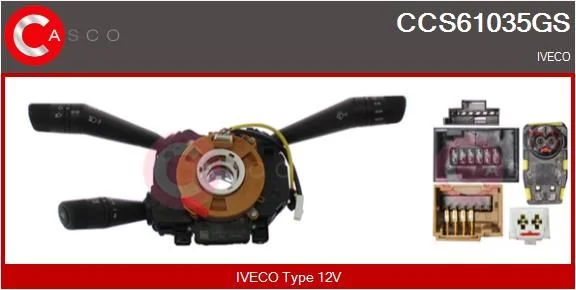 Vairo kolonėlės jungiklis casco CCS61035GS