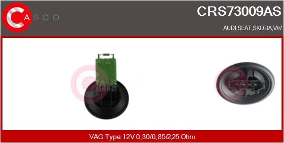 Resistor, interior blower casco CRS73009AS