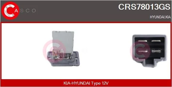 Resistor, interior blower casco CRS78013GS
