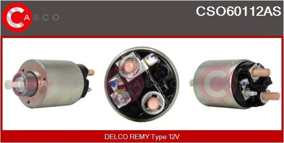 Solenoidinis jungiklis, starteris CASCO CSO60112AS