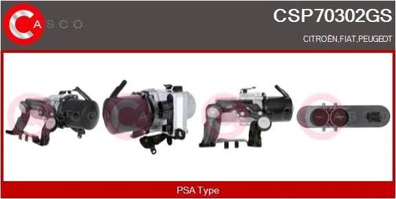 Hidraulinis siurblys, vairo sistema casco CSP70302GS