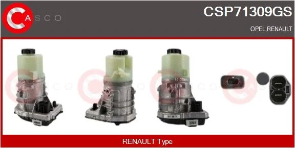 Hidraulinis siurblys, vairo sistema casco CSP71309GS