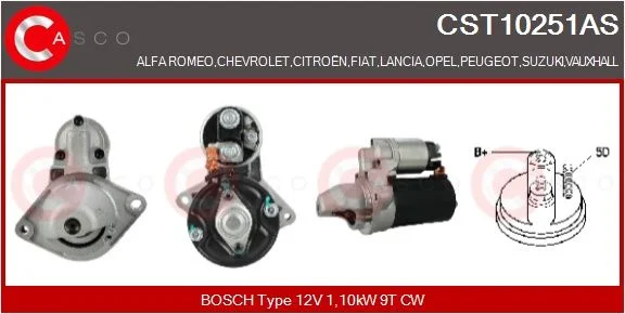 Starter casco CST10251AS
