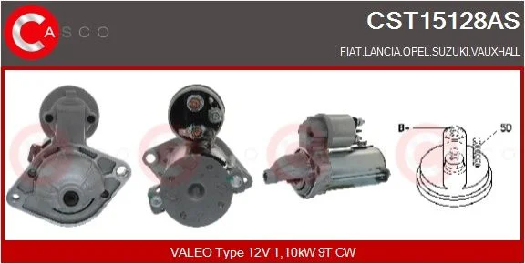 Starter casco CST15128AS