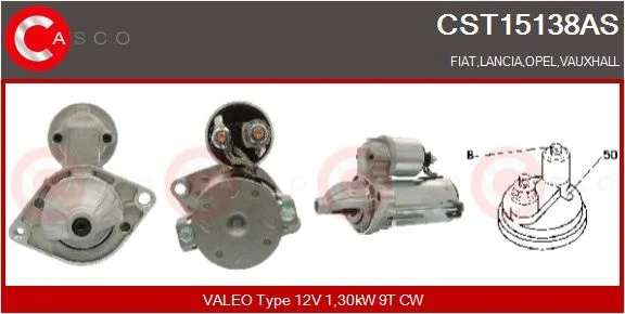 Starter casco CST15138AS