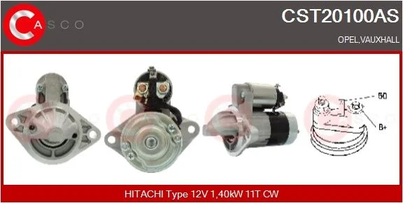 Starteris CASCO CST20100AS