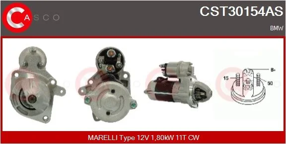 Starter casco CST30154AS
