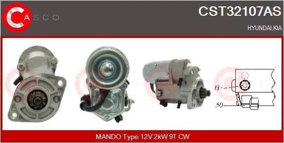 Starter casco CST32107AS