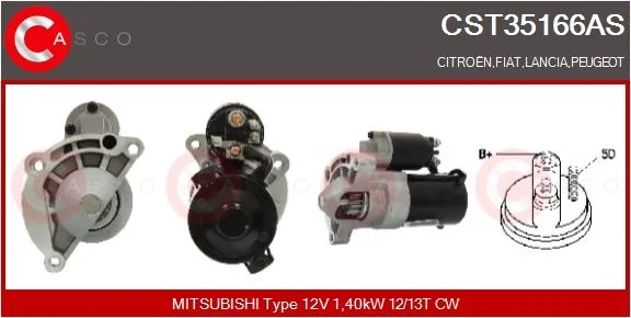 Starter casco CST35166AS