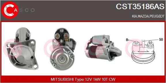 Starter casco CST35186AS