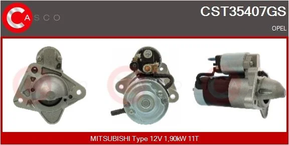 Starteris CASCO - ALTERNATORY I ROZRUSZNIKI CST35407GS