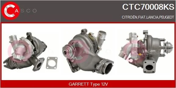Kompresorius, įkrovimo sistema casco CTC70008KS