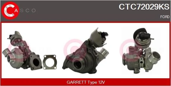 Kompresorius, įkrovimo sistema casco CTC72029KS