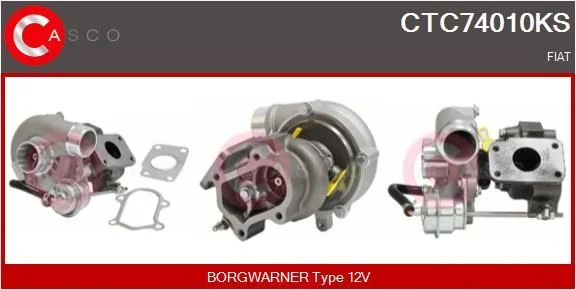 Kompresorius, įkrovimo sistema casco CTC74010KS