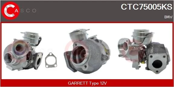 Kompresorius, įkrovimo sistema casco CTC75005KS