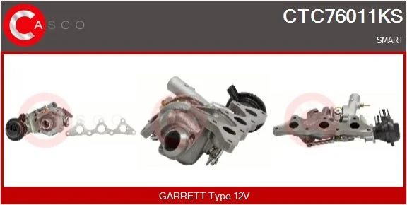 Kompresorius, įkrovimo sistema casco CTC76011KS