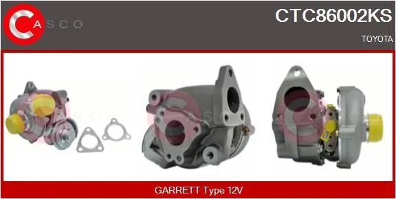 Kompresorius, įkrovimo sistema casco CTC86002KS