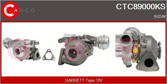 Kompresorius, įkrovimo sistema casco CTC89000KS