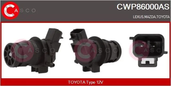 Vandens siurblys, priekinio stiklo plovimas CASCO CWP86000AS