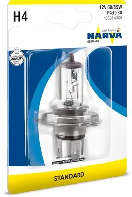 Bulb, high beam headlight NARVA 488814000