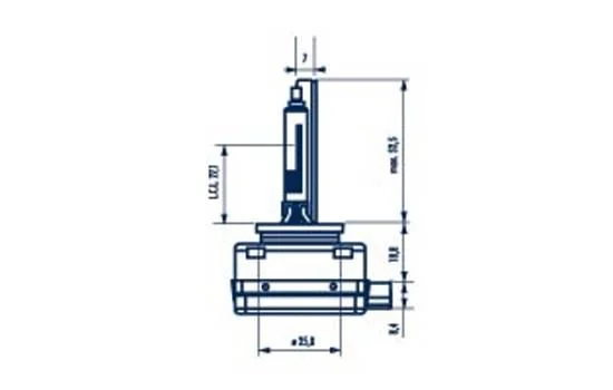 Bulb, high beam headlight NARVA 840113000