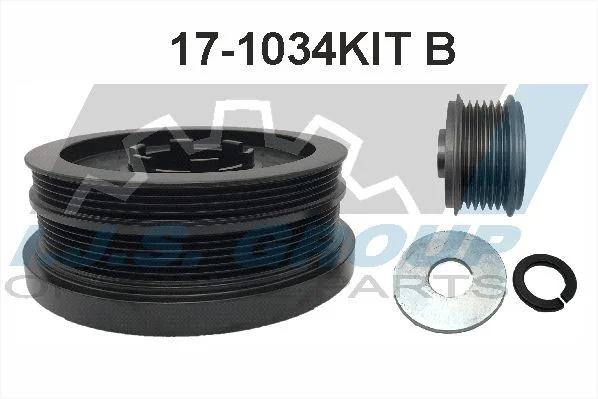 Súprava remenice, kľukový hriadeľ IJS GROUP 17-1034KIT B