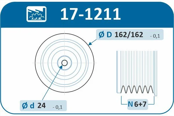 Remenica, kľukový hriadeľ IJS GROUP 17-1211