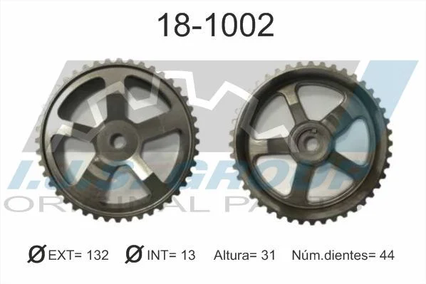 Gear/Sprocket, camshaft IJS GROUP 18-1002