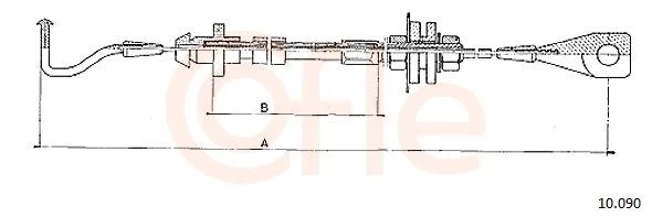 Akceleratoriaus trosas COFLE LINKI 10.090