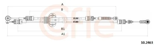 Trosas, neautomatinė transmisija COFLE 10.2463