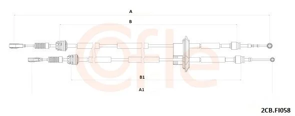 Trosas, neautomatinė transmisija cofle 2CB.FI058