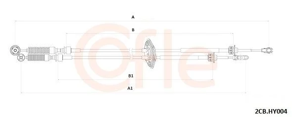 Trosas, neautomatinė transmisija cofle 2CB.HY004