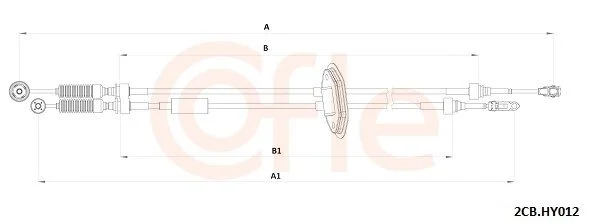 Trosas, neautomatinė transmisija cofle 2CB.HY012