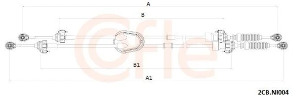 Trosas, neautomatinė transmisija cofle 2CB.NI004